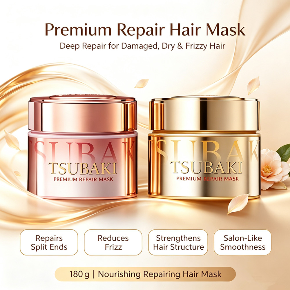 Hair Care Tsubaki - 쓰바키 프리미엄 리페어 마스크 손상된 모발을