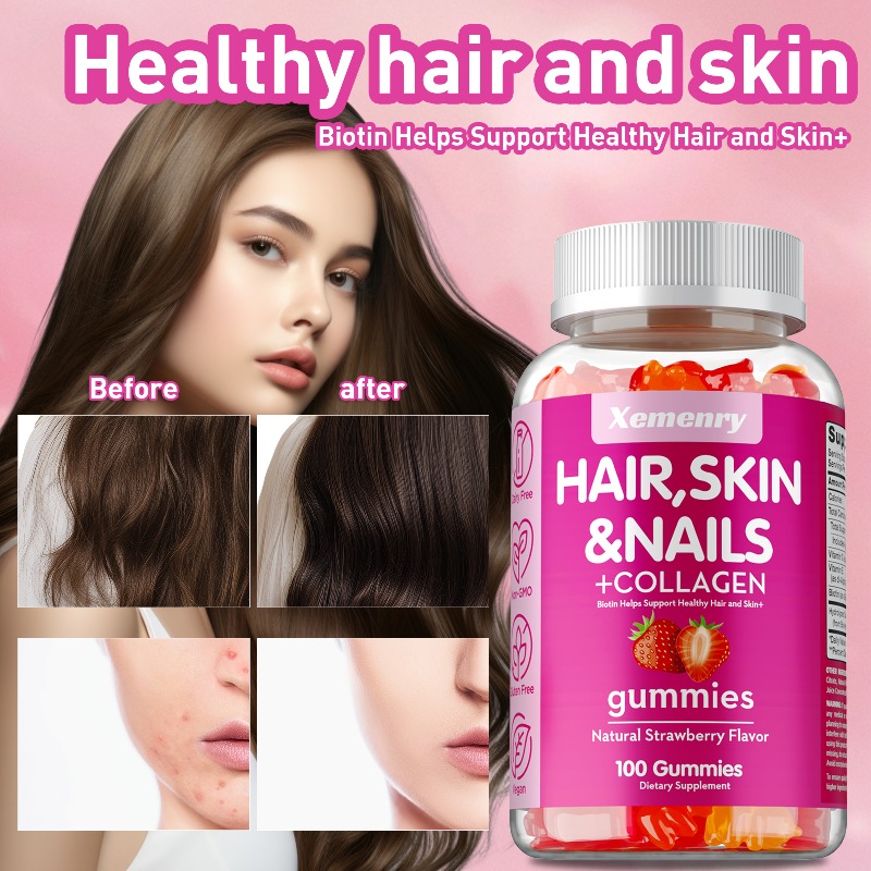 Hair Care Gummies - 헤어, 피부 & 손톱 구미 -