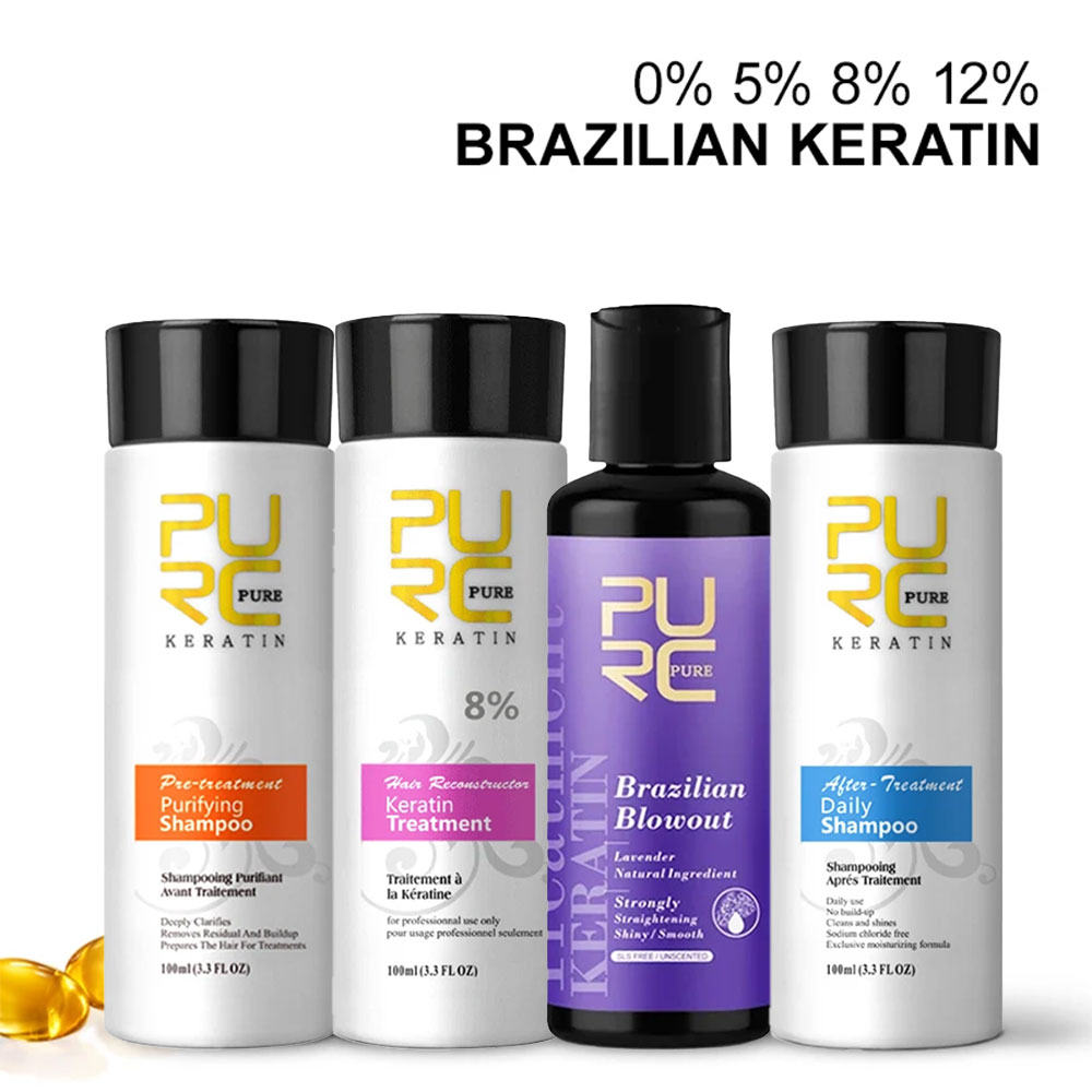 PURC 케라틴 트리트먼트 샴푸 컨디셔너 헤어 스트레이 - Hair Care Dupes 리뷰 및 가격