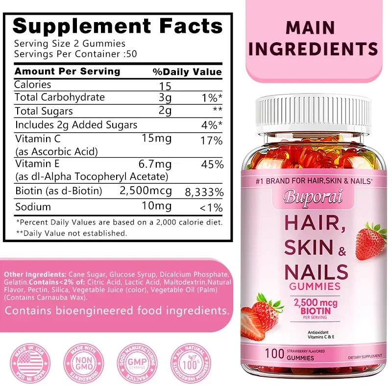 모발, 피부 및 손톱 구미 - 피부 관리, 손톱, 모발 - Hair Care Gummies 리뷰 및 가격