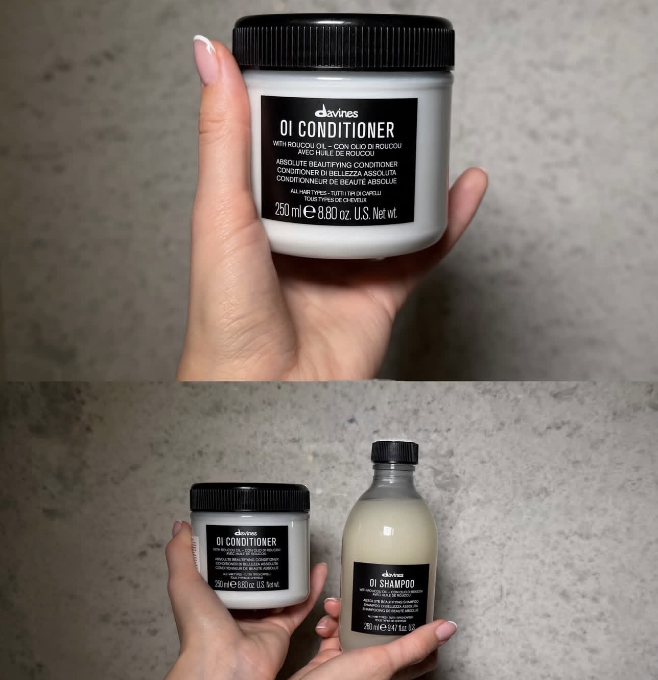 다비네스 OI 헤어 샴푸 컨디셔너 시리즈 세트 헤어 케 - Hair Care Kit 리뷰 및 가격