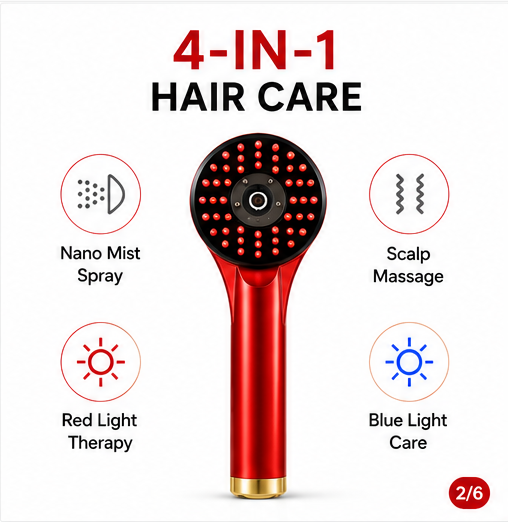 4-in-1 전기 두피 마사지 빗 나노 미스트 스프레이 - Hair Care Homemade 리뷰 및 가격