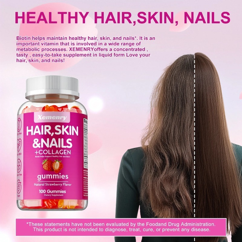 헤어, 피부 & 손톱 구미 - 모발 성장 촉진, 피부  - Hair Care Gummies 리뷰 및 가격
