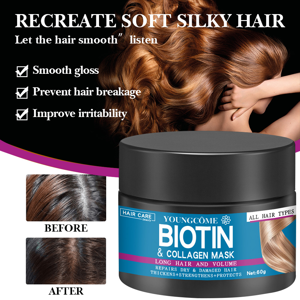헤어 리페어 헤어 마스크 비오틴 콜라겐 케라틴 트리트먼 - Hair Care Vitamin 리뷰 및 가격